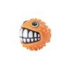 RGRP02D Rogz Toyz Grinz Puffer Fish Fetch Ball Orange Medium Rogz Toyz Grinz Puffer Fish Fetch Ball Orange is een stevige, opvallende apporteerbal met grappig design voor uren hondenspeelplezier