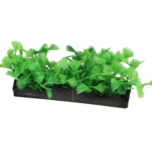 Kunstplant Fan Clover 12cm met sierlijke waaierbladeren. Onderhoudsvrij voor aquarium, terrarium en paludarium.
