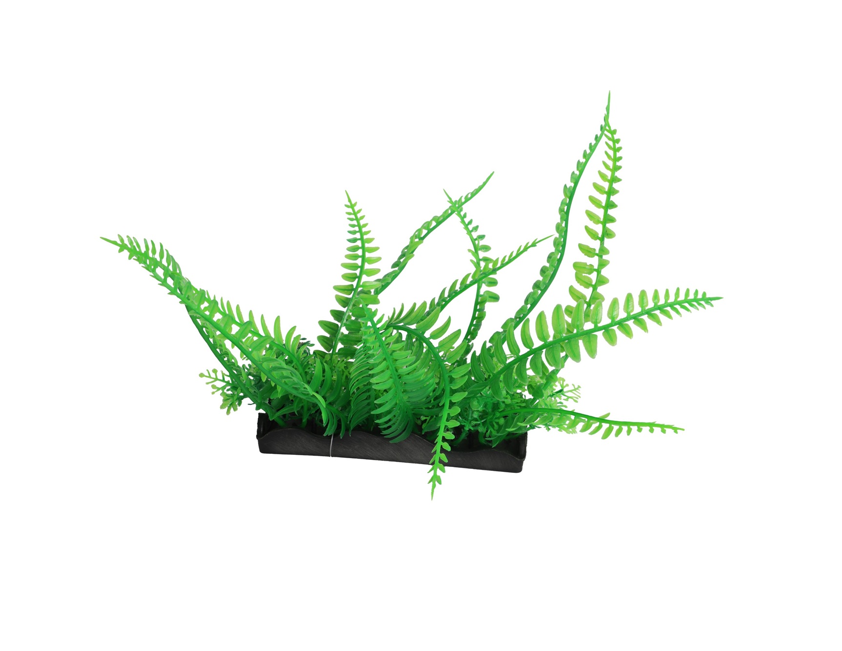 0051704 Kunstplant Lagoon Fern 12cm met realistische varenlook. Onderhoudsvrij voor aquarium, terrarium en paludarium.