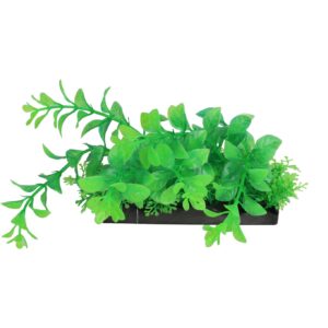Kunstplant Jungle Leaf 16cm voor aquarium, terrarium en paludarium. Realistisch, tropisch en onderhoudsvrij.