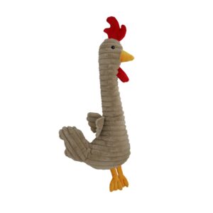 0205087 Hondenknuffel Hans de Haan Corduroy met Piep is een zachte, stevige knuffel met pieper, knor en kraakelementen.