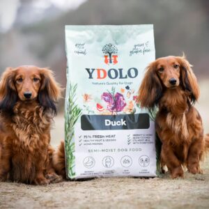 YDOLO Healthy and Pure Duck is hypoallergeen semi-moist hondenvoer met 75% vers eendenvlees voor optimale gezondheid