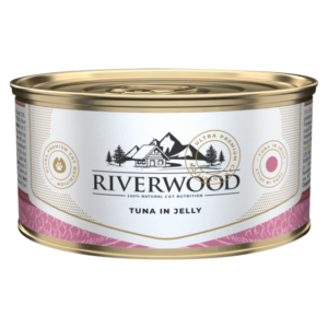 Riverwood Caviar Tuna in Jelly 85gr is natuurlijk natvoer met tonijn in gelei voor volwassen katten en kittens.