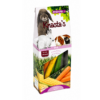 Knasta's Mix 100 gram, heerlijke snack met gedroogde groenten voor konijnen en knaagdieren.