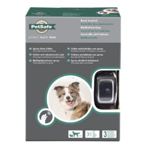 large default Petsafe anti blafband Met Spray helpt ongewenst blaffen verminderen met een veilige en diervriendelijke spraycorrectie.