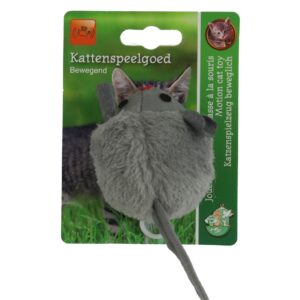 Kattenspeelgoed Bibbermuis met Catnip is een bewegend muisje van 7 cm met kattenkruid dat het natuurlijke jachtinstinct stimuleert.