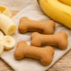 Hondenkoek Banaan 8 cm is een ambachtelijk, met de hand gebakken hondenkoek met banaan. Een heerlijke traktatie voor uw hond.