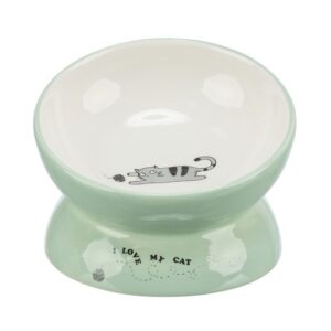PHO PRO CLIP 24470 5 SALL AWK V1 Trixie Keramische voer/waterbak is een stijlvolle keramische kattenbak van 0,3 l, geschikt voor zowel voer als water.