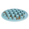 Slow Feeding Voedermat Pillars helpt schrokken te voorkomen en stimuleert langzamer eten. Slipvast, zacht en Ø 35 cm.