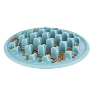PHO PRO CLIP 25038 2 SALL AWK V1 Slow Feeding Voedermat Pillars helpt schrokken te voorkomen en stimuleert langzamer eten. Slipvast, zacht en Ø 35 cm.