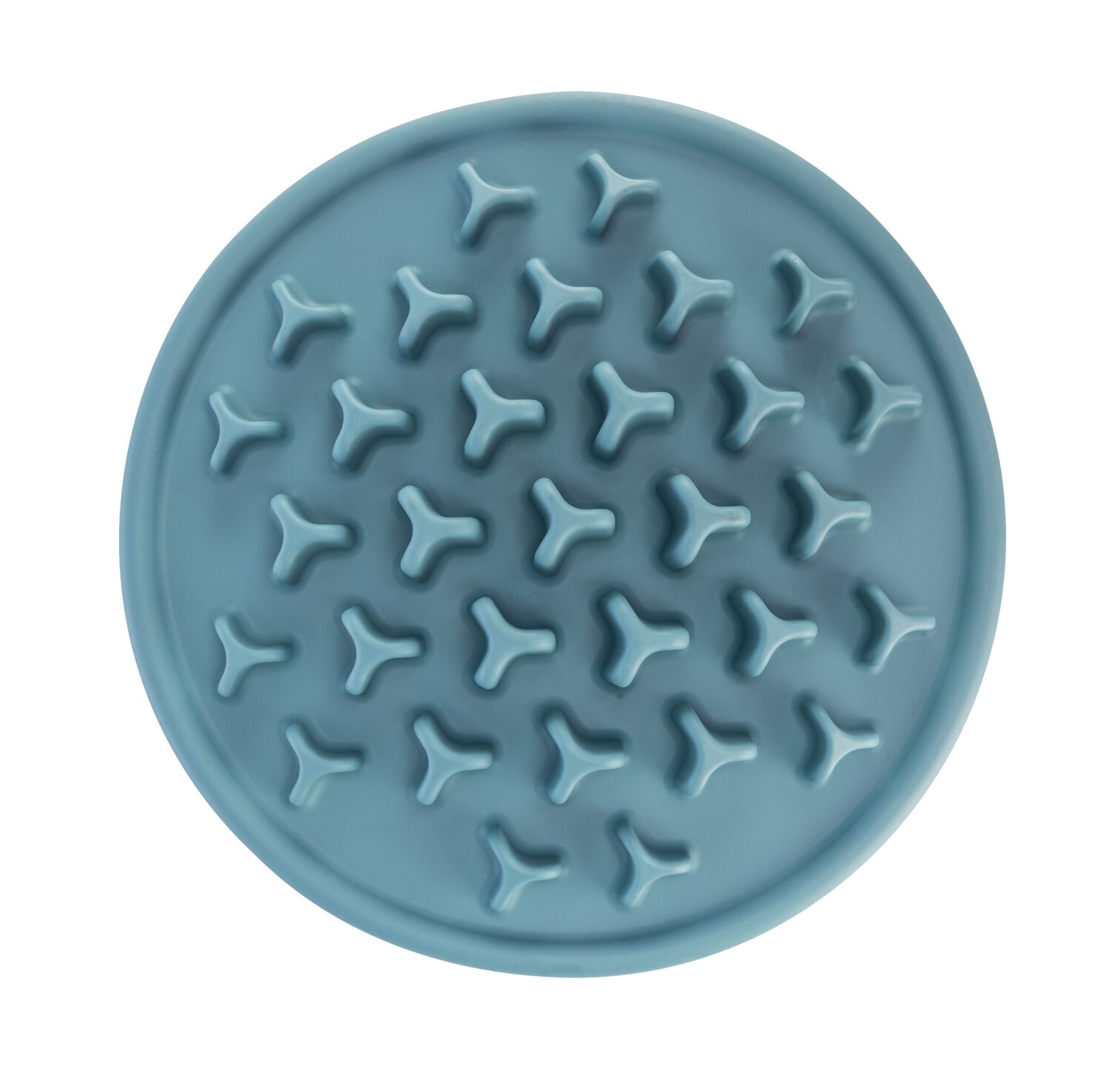 PHO PRO DET CLIP 25038 2 SALL AWK V1 Slow Feeding Voedermat Pillars helpt schrokken te voorkomen en stimuleert langzamer eten. Slipvast, zacht en Ø 35 cm.