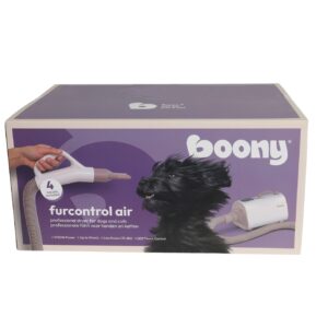 Boony FurControl Air huisdierenföhn + 4 nozzles voor krachtig en gecontroleerd drogen van de vacht van honden en katten.