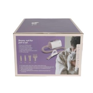 Boony FurControl Air huisdierenföhn + 4 nozzles voor krachtig en gecontroleerd drogen van de vacht van honden en katten.