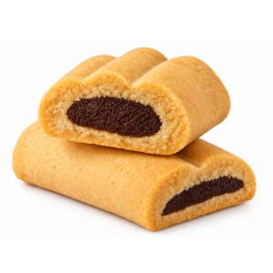 DoggyeBag Frollini zijn knapperige hondenkoekjes met Freecoa: een heerlijke chocoladebeleving zonder cacao, cafeïne en theobromine.