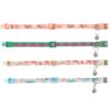 Kattenhalsband Flowerpower is een kattenhalsband met vrolijke design, verstelbaar van 19 tot 31 cm en in diverse kleuren.