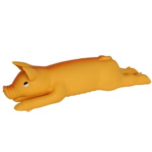 Hondenspeelgoed Latex Varken met Knor 39 cm is een extra groot, flexibel hondenspeeltje met grappig knorgeluid voor volop speelplezier.