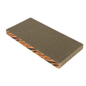 Boon Krabplank Karton 43x21x3,5 cm biedt jouw kat een fijne krabplek, helpt de nagels verzorgen en beschermt jouw meubels.