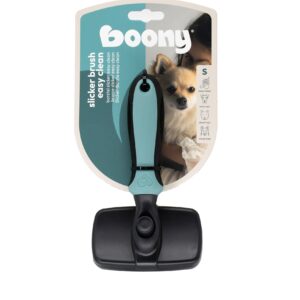 0224221 Slicker Easy Clean verwijdert losse haren en lichte klitten uit de hondenvacht of kattenvacht. Eenvoudig schoon te maken. In Small en Medium.