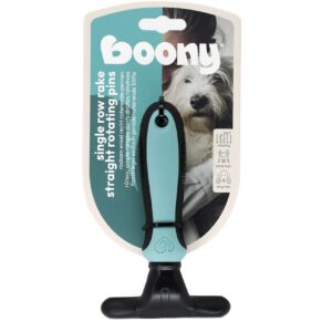 Roskam Enkel Recht Roterende Pennen voor honden en katten. Helpt klitten en losse haren verwijderen en maakt kammen comfortabeler.