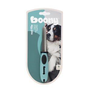 Nagelvijl 16cm voor honden. Ideaal voor het gladvijlen van scherpe nagelrandjes na het knippen. Voor nette en verzorgde hondennagels.