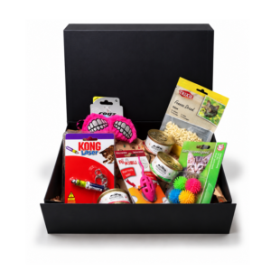 Cadeau Pakket Kat Medium met KONG laserpen, Treat Mouse, kattenspeelgoed en heerlijke snacks. Een luxe cadeau voor katten en kittens!